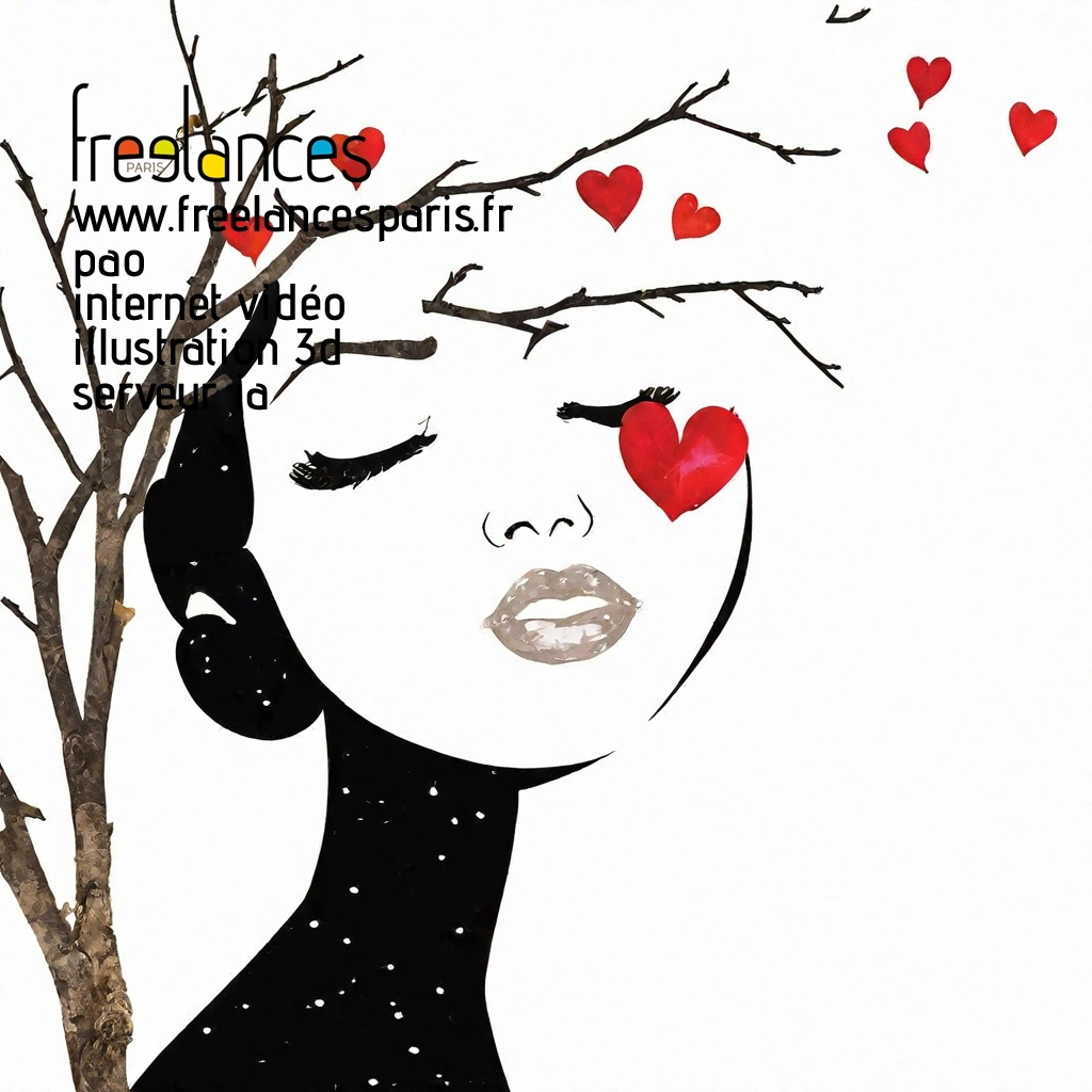 Pao mise en page internet vidéo illustration 3d serveur IA générative AI freelance paris studio de création magazines yrsw03w0